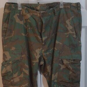 Polo by Ralph Lauren Green and Brown Camo Cargo Pants Drawstring Men's Size 42